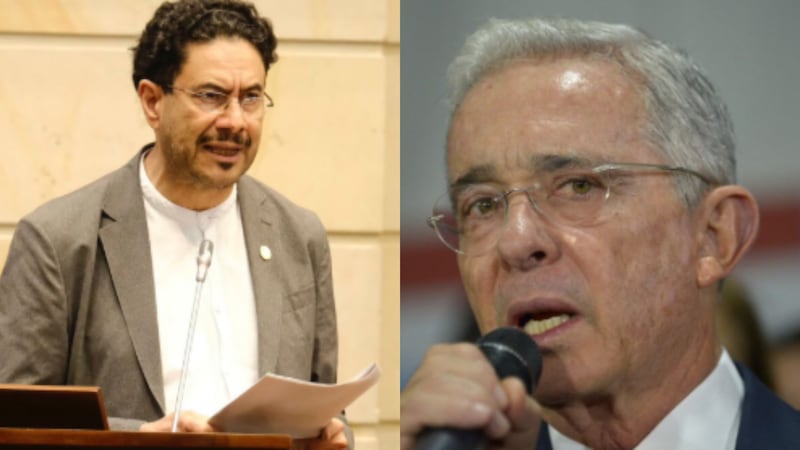 “No me vaya a mandar a matar”: Uribe publica imagen del mensaje que le envía Paloma Valencia a Iván Cepeda