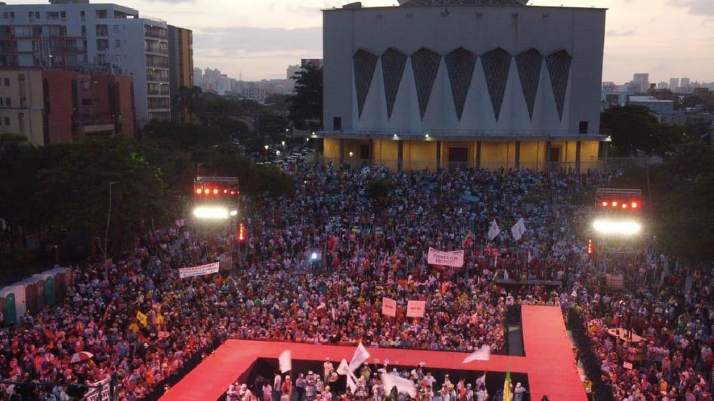 Evento de Petro en Barranquilla en 2021
