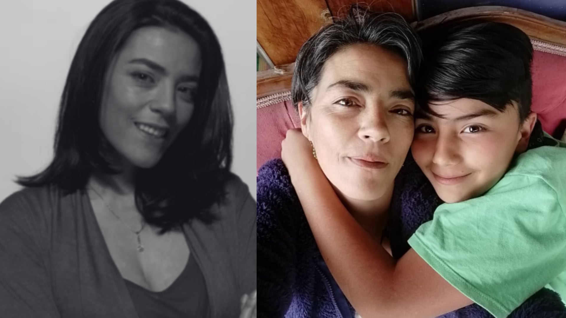 Este es el hijo de la fallecida Sandra Reyes con quien pasó sus últimos días