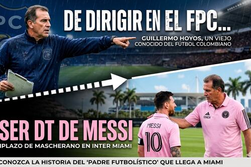 De dirigir en el FPC a ser DT de Messi: Conozca al reemplazo de Mascherano en Inter Miami