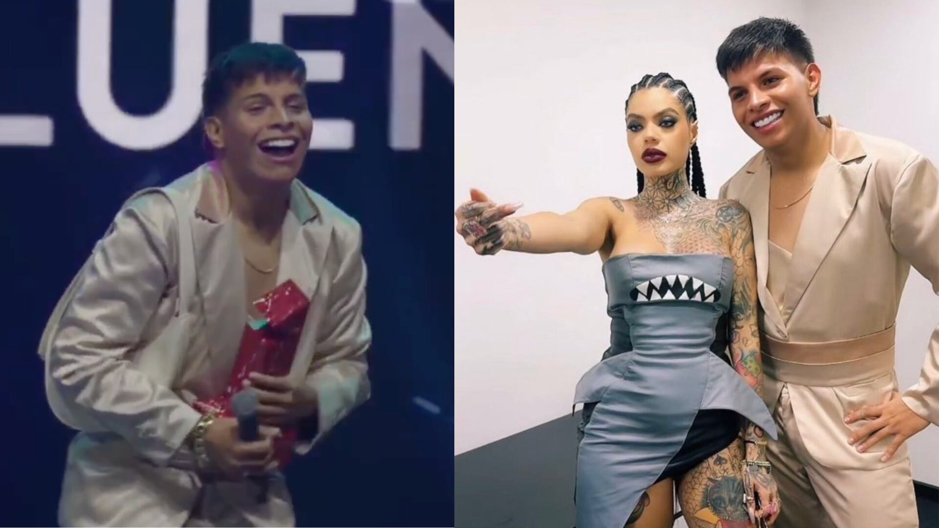 Emiro Navarro y Melissa Gate en los Premios Ícono 2025