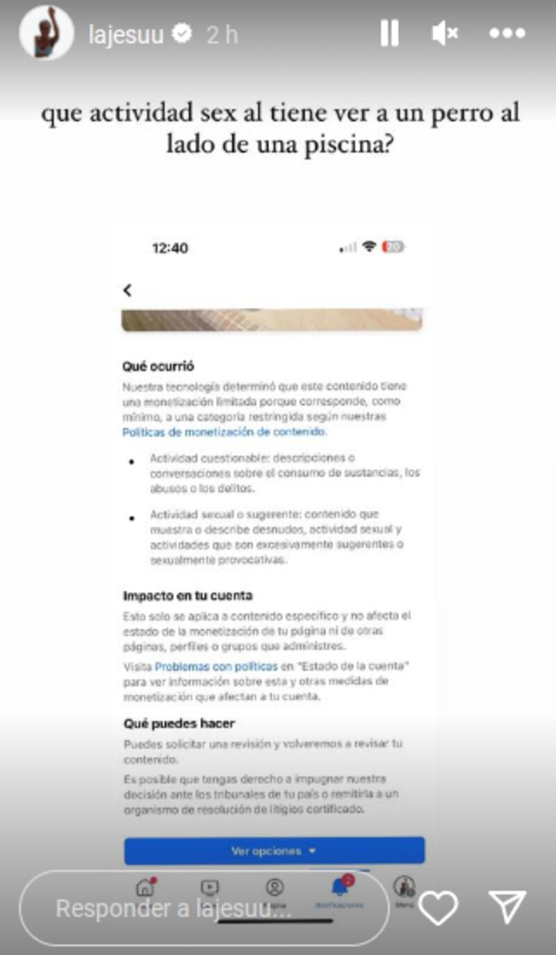 La Jesuu desde sus redes sociales