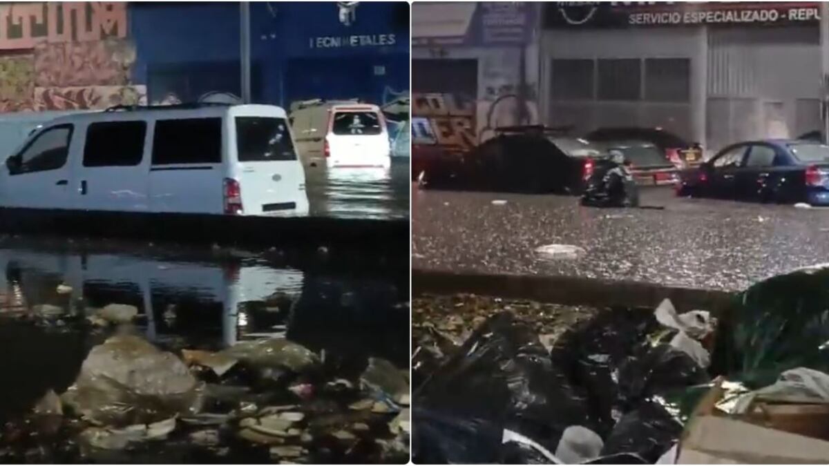 Colapsadas varias zonas de Bogotá por fuertes inundaciones