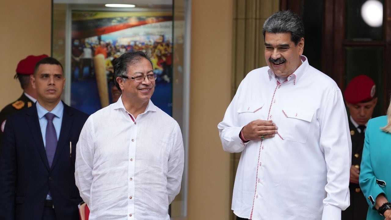 Los presidentes de Colombia y Venezuela se reunieron este 1 de noviembre en Caracas.