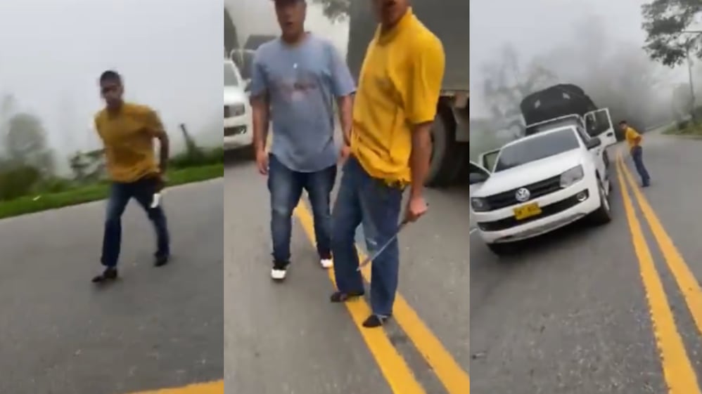 Conductor con machete agredió a niña y su familia. Suplicaba que no le hicieran daño a su papá