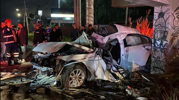 Accidente de BMW en Chía