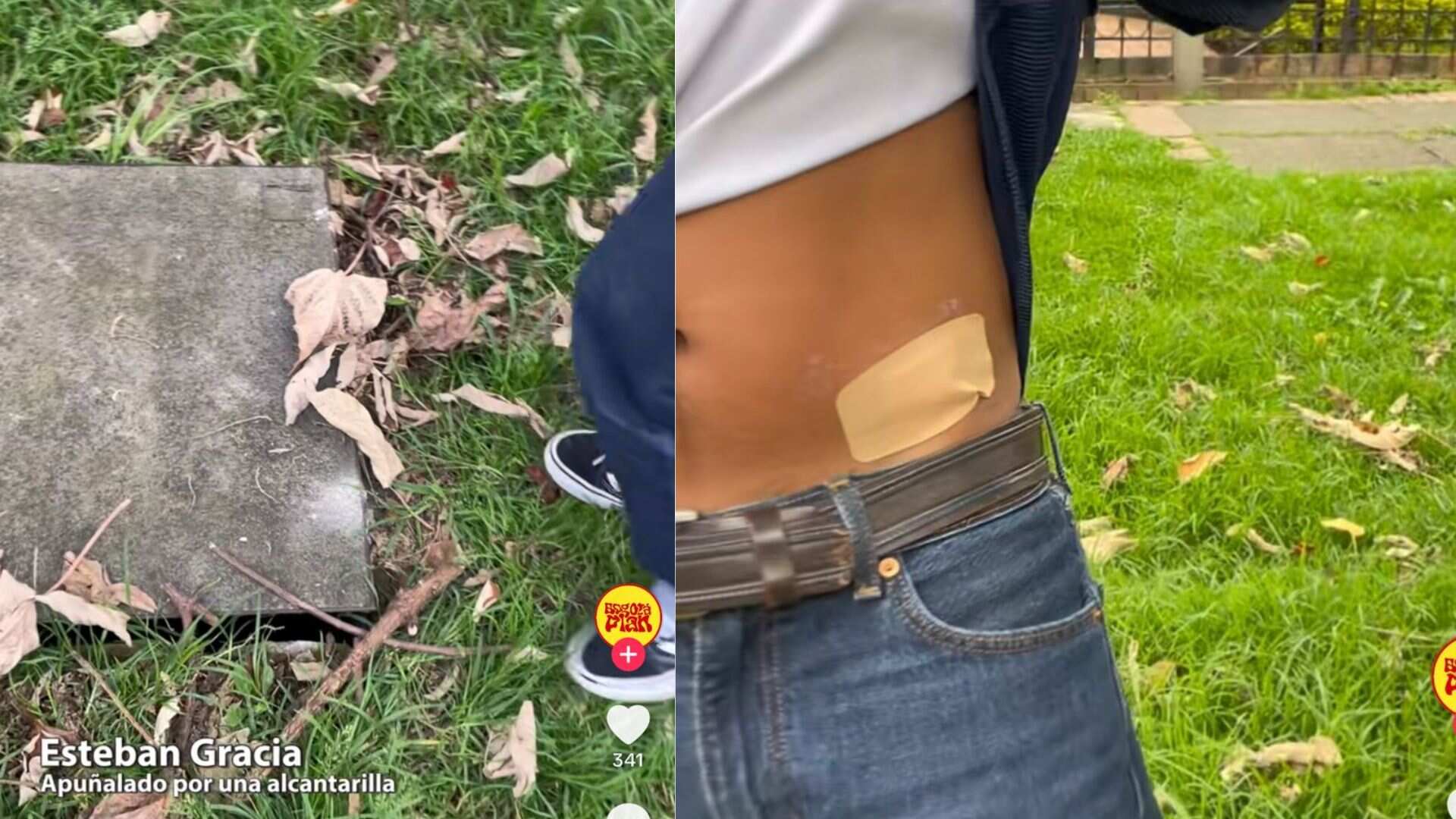 Un ciudadano denunció en TikTok accidente por alcantarilla en mal estado en Salitre. Autoridades reportan aumento de robos y riesgos en Bogotá.