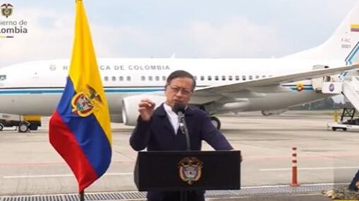 Foto alocución del presidente Petro del 17 de septiembre de 2025.