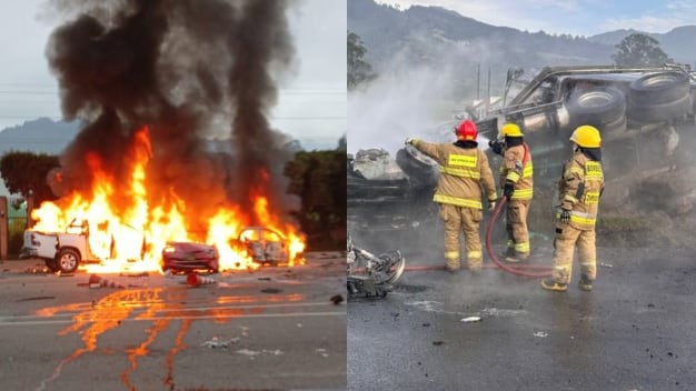 Foto explosión en peaje Casablanca: conoce la lista de heridos y los hospitales donde fueron atendidos.