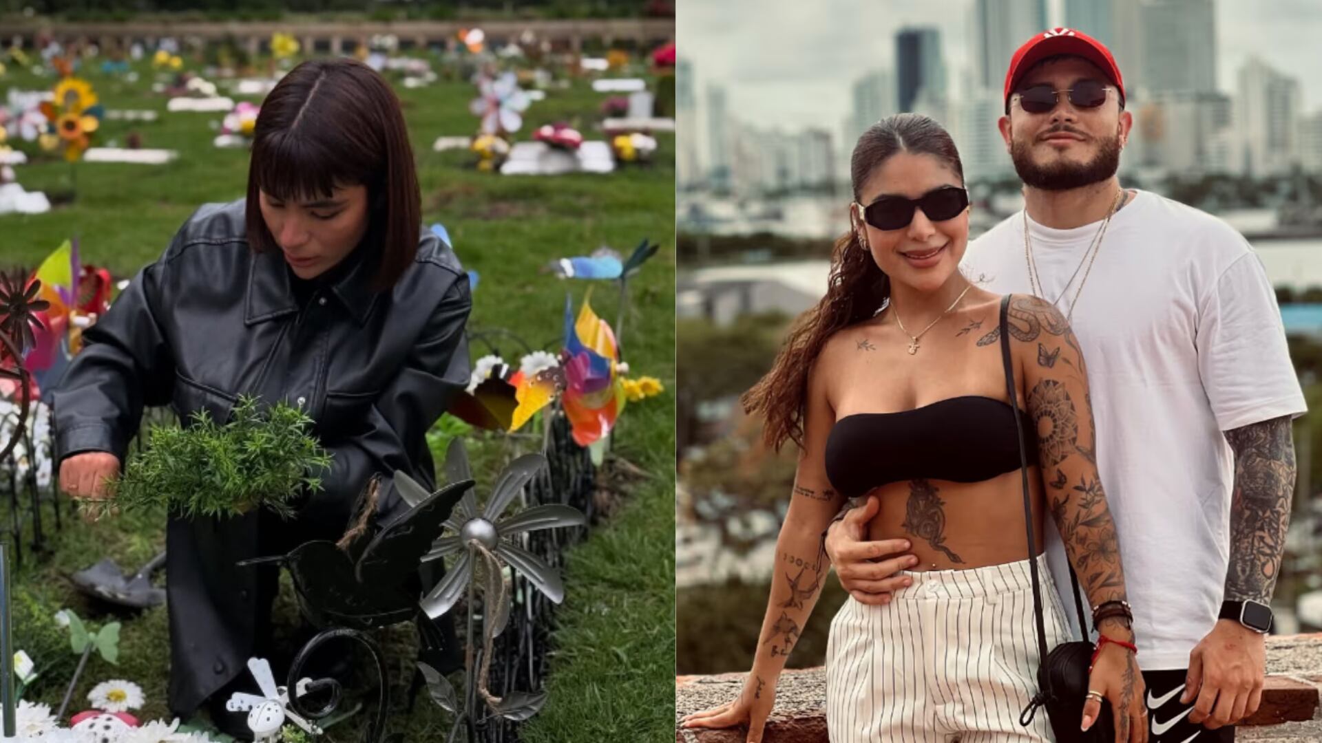 Jois Ramírez mostró cómo adornó la tumba de su amado Kevin Bocanegra, hombre que murió en el Nevado del Tolima