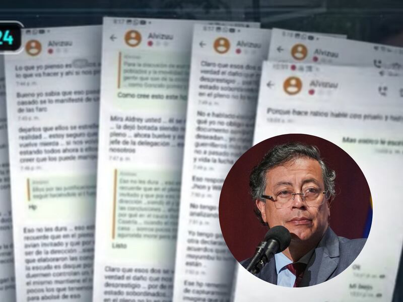 Noticias Caracol contradice a Petro y ratifica la veracidad de los chats que involucran a las disidencias de las Farc de Calarcá con su gobierno