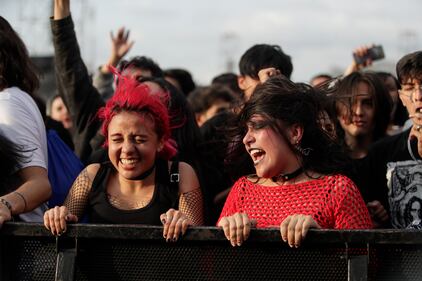 Público asistente a Rock al Parque 2022 en Bogotá.