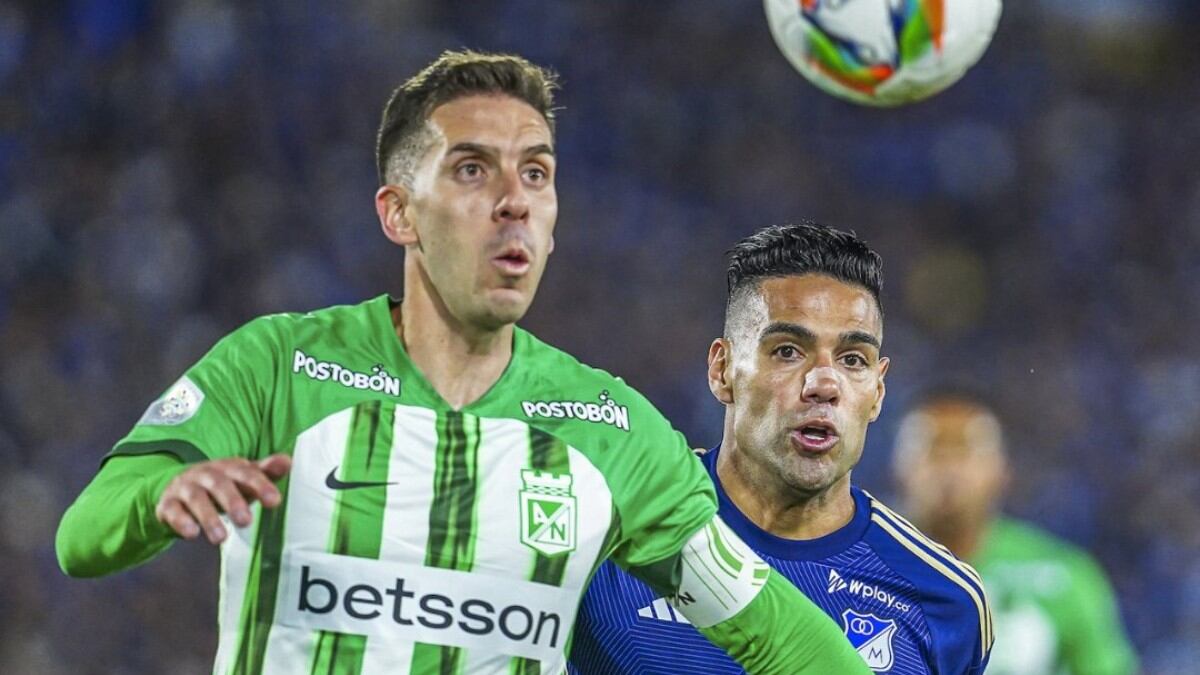 Falcao padece Bogotá y debió ponerse oxígeno en medio del partido Millonarios vs Nacional