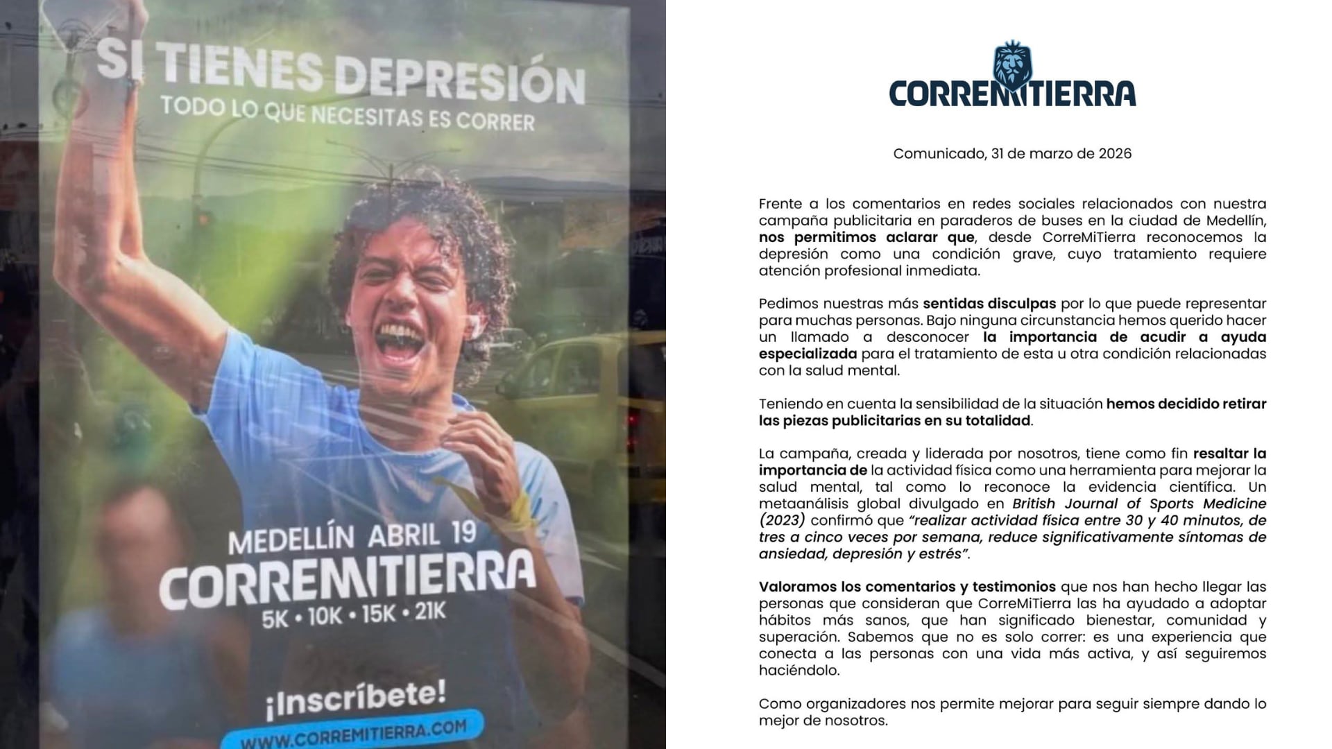 Polémica publicidad en Medellín.