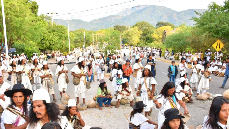 Pueblo bajó desde la Sierra Nevada de Santa Marta hasta Valledupar.