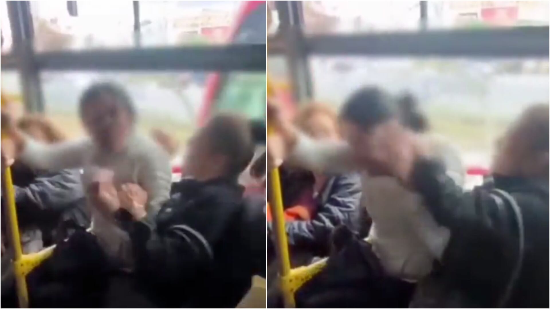 ¿Sillas del TransMilenio o sillas de la discordia? Dos mujeres se pelearon por querer sentarse en el mismo asiento (Redes sociales)