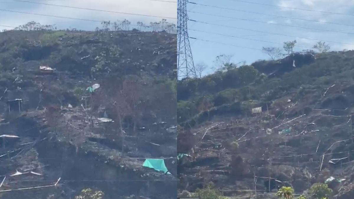 Registraron intento de invasión en el cerro La antena en la Buitrera al sur de Cali