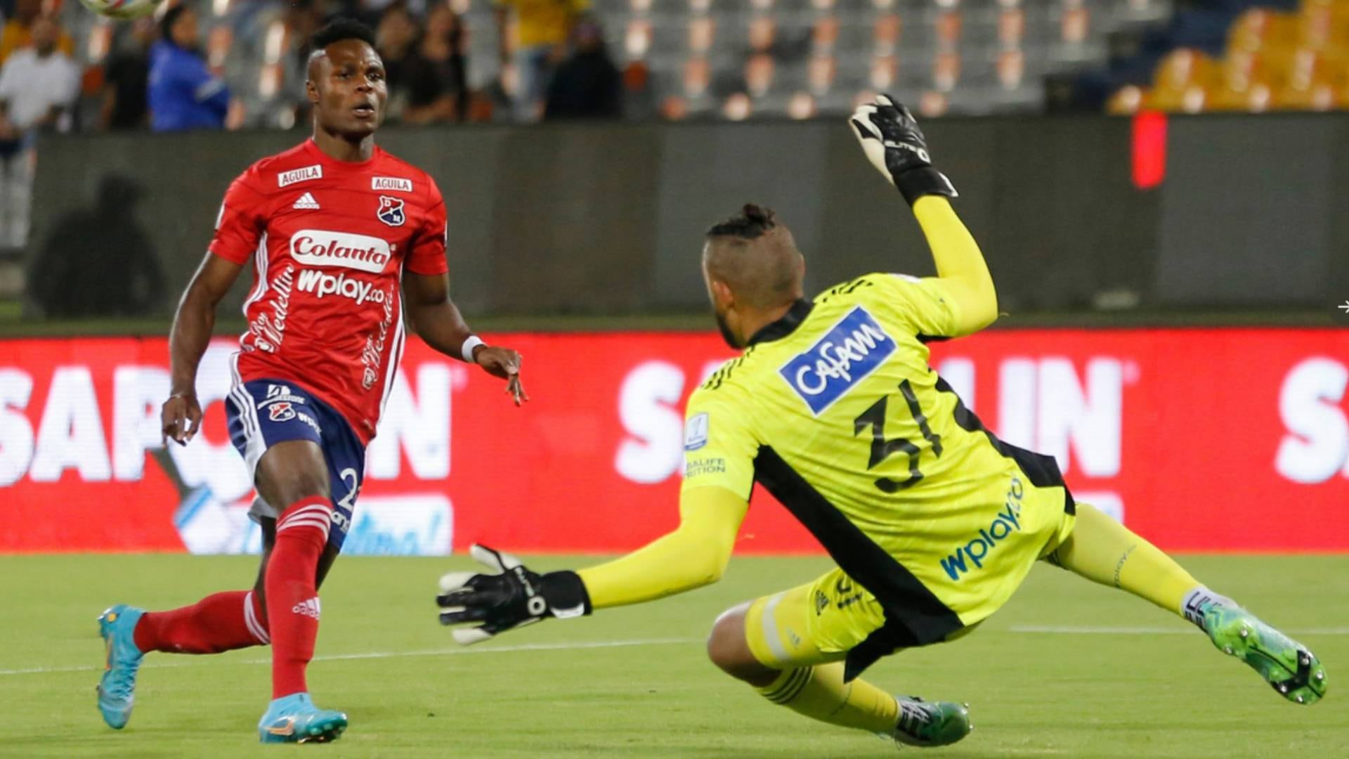 Atajada de Álvaro Montero en Medellín vs. Millonarios