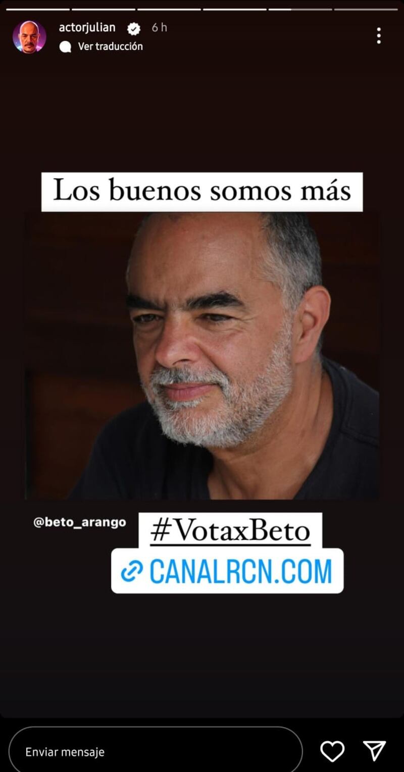 Julián Arango le hizo campaña a su favorito de 'La Casa de los Famosos' para salvarlo de la eliminación