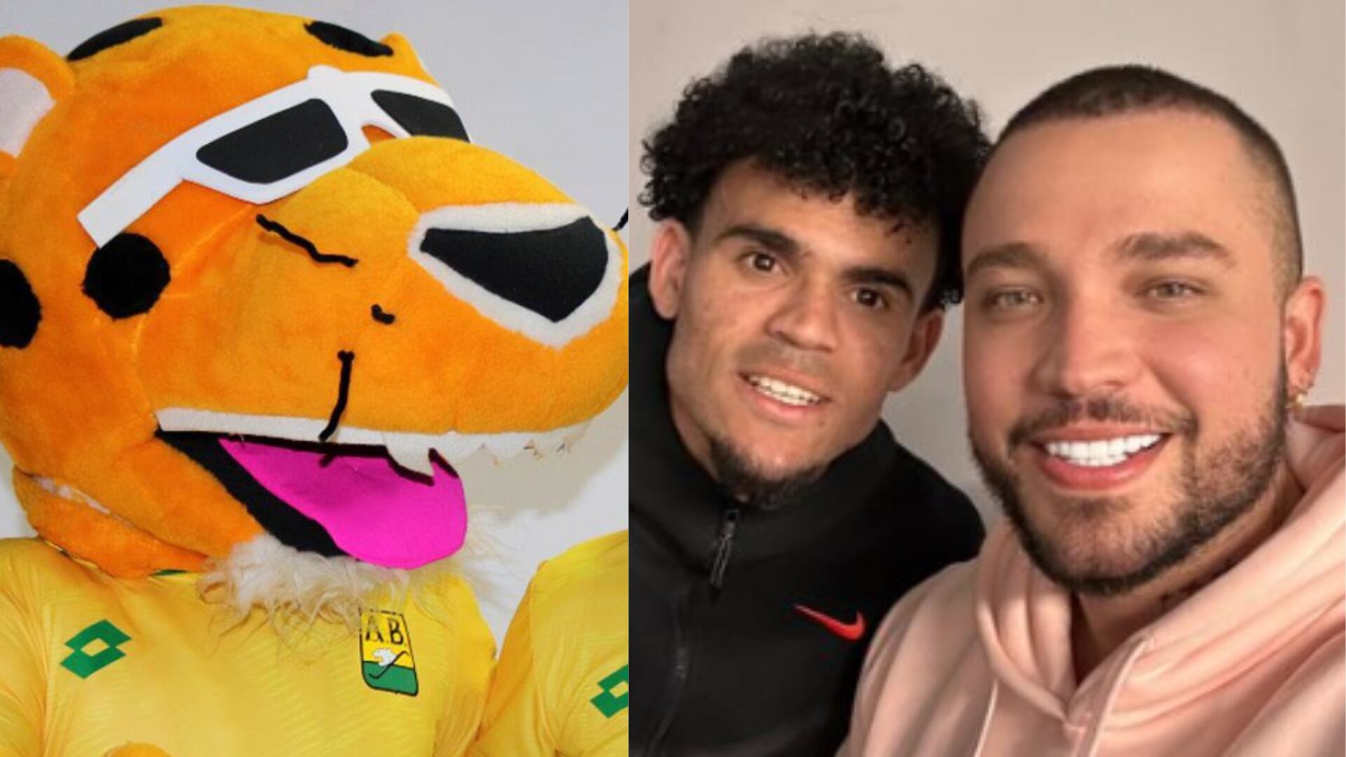 Lucho Díaz recibió a Jessi Uribe en Inglaterra