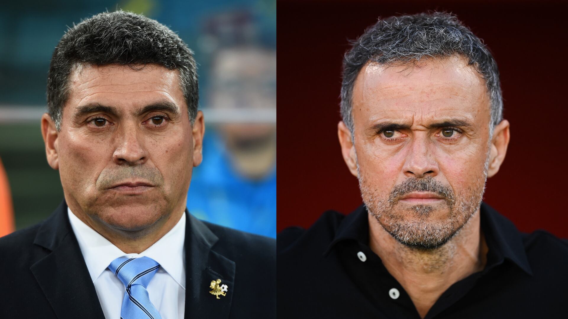 Luis Fernando Suárez y Luis Enrique