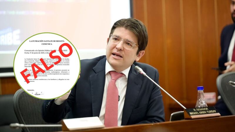 Miguel Uribe Turbay no ha muerto: desmienten comunicado que se estaba difundiendo en redes sobre su supuesto fallecimiento