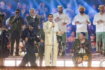 Bad Bunny en concierto en Colombia