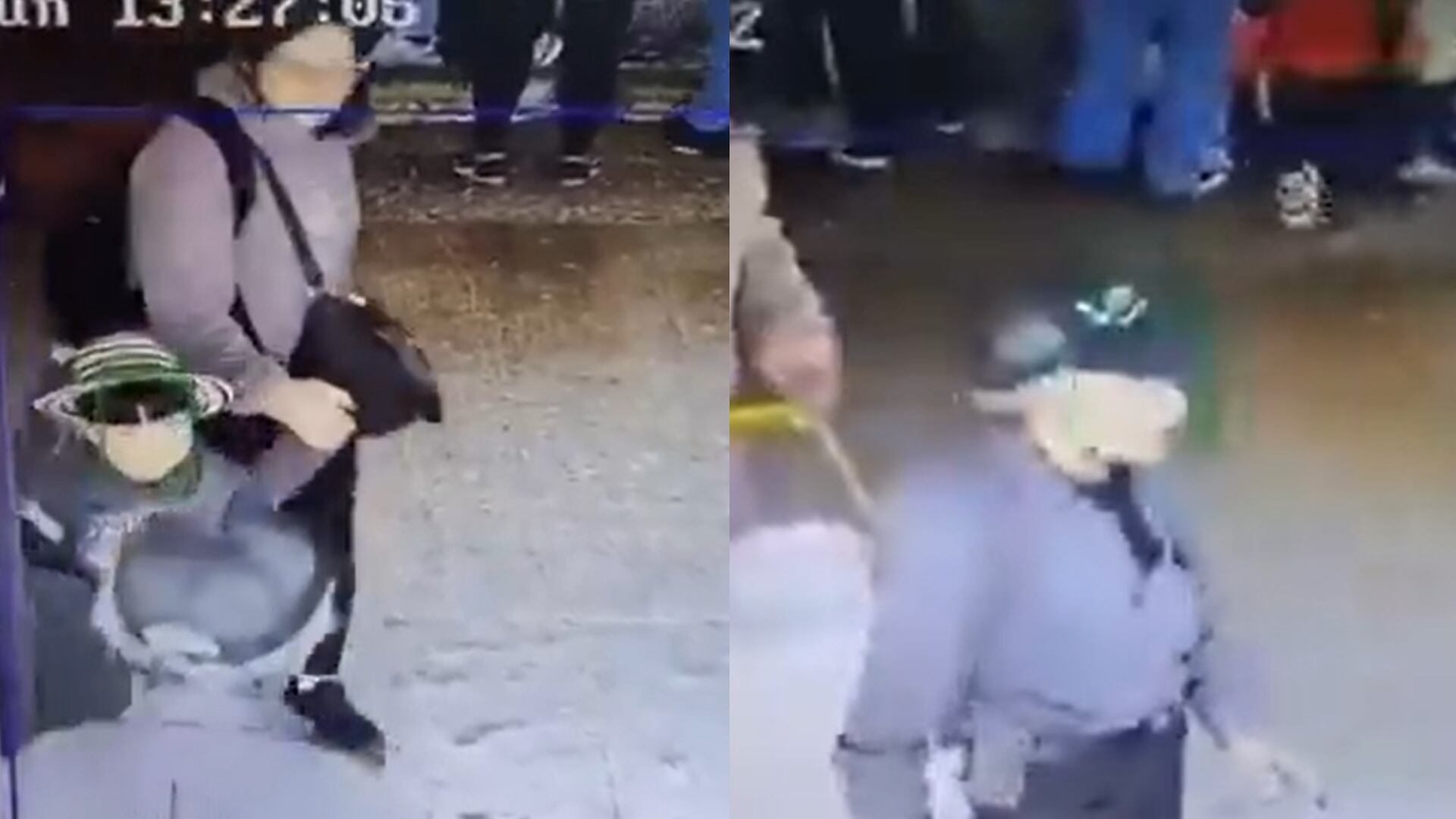 Adulto mayor agredió a dos personas con arma blanca en la Terminal de Transportes.