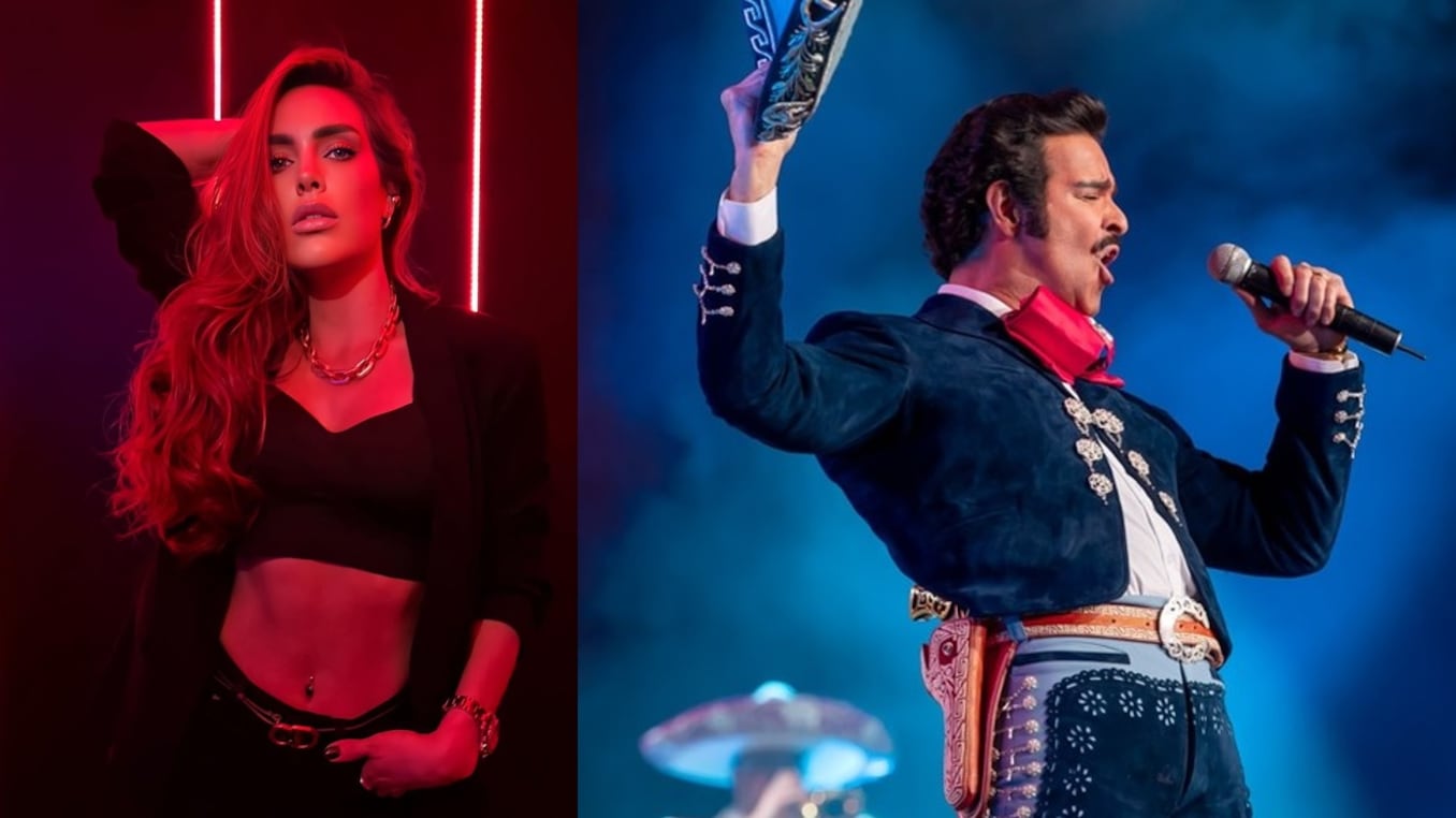 Los rumores surgieron de una de las escenas íntimas de los personajes de Sara Corrales y Pablo Montero en la serie sobre Vicente Fernández.