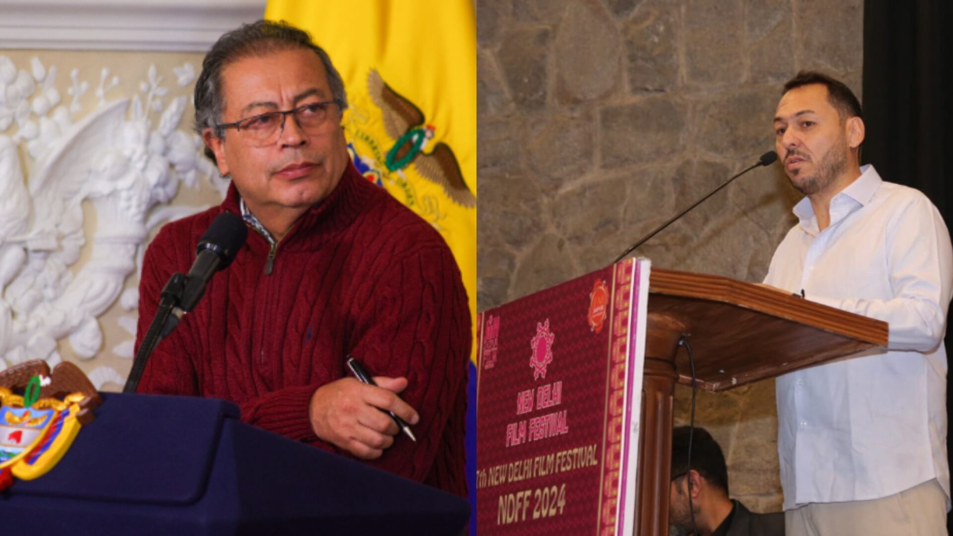 Gustavo Petro y Daniel Mendoza