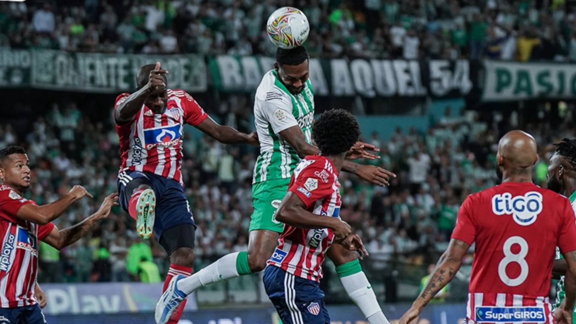 Polémicas arbitrales en el primer tiempo del partido entre Nacional y Junior por la Copa BetPlay 202