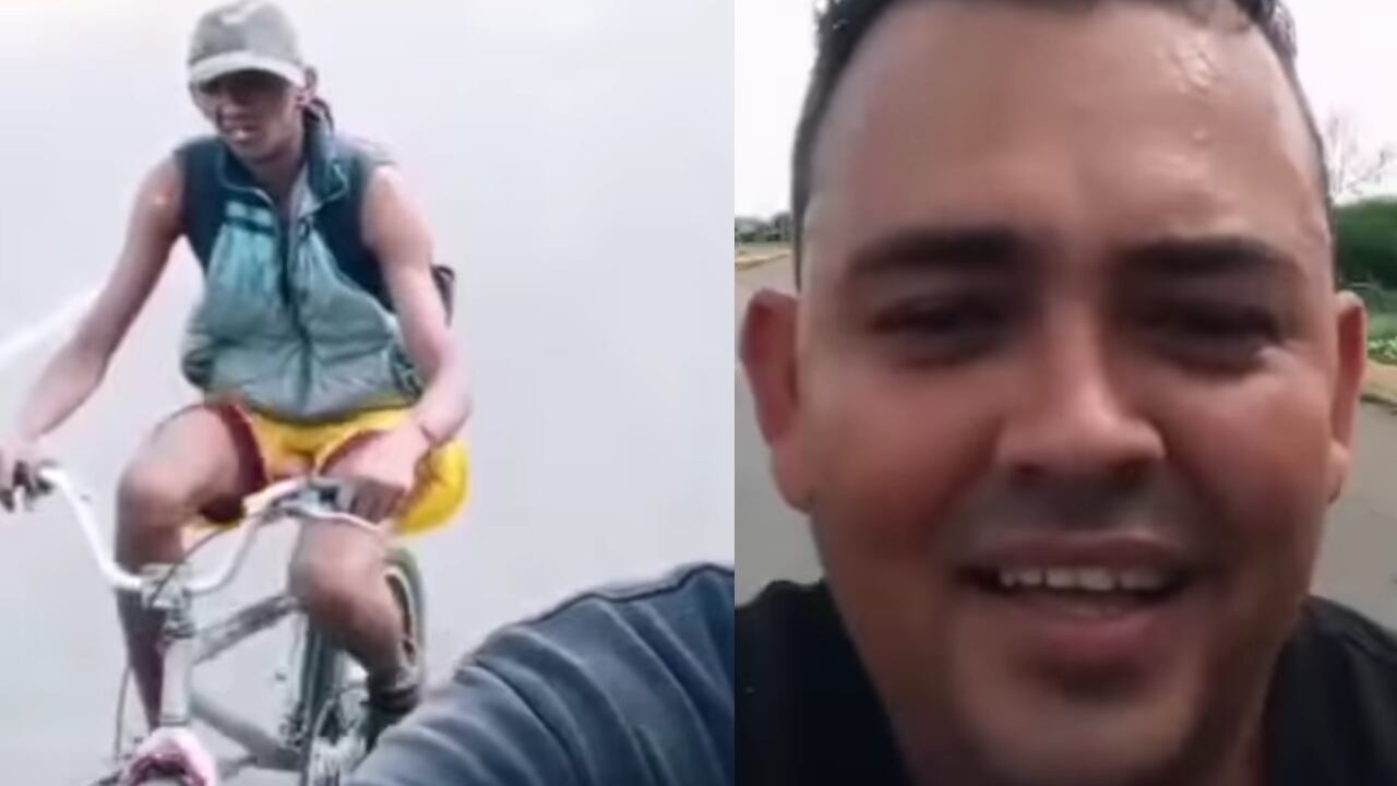 ¿Una buena estrategia En video quedó registrado cómo el ciudadano logró salvarse del robo