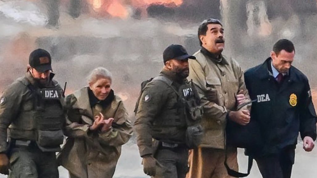 Capturaron a Nicolás Maduro y a su esposa.