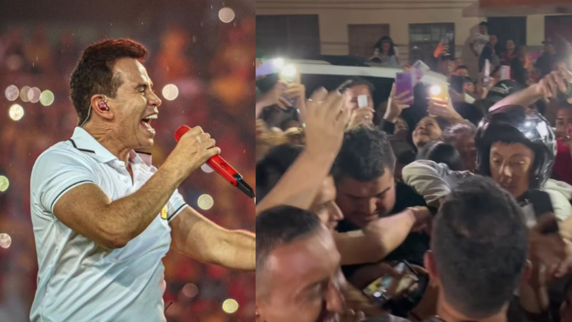 Jhonny Rivera fue recibido por una multitud en Popayán