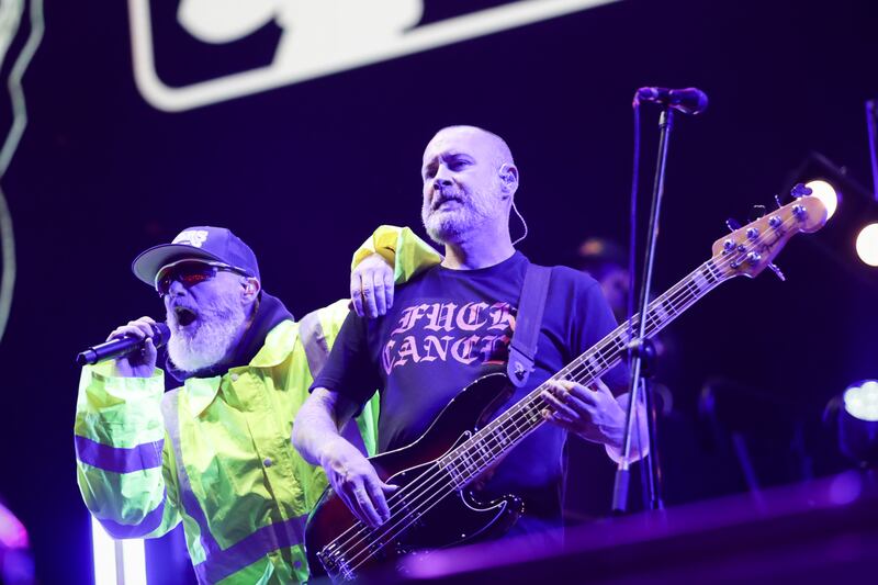 Limp Bizkit durante su presentación en el festival Estéreo Picnic en Bogotá