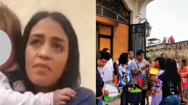 Plantón de mujeres en centro comercial contra marca Jon Sonen.