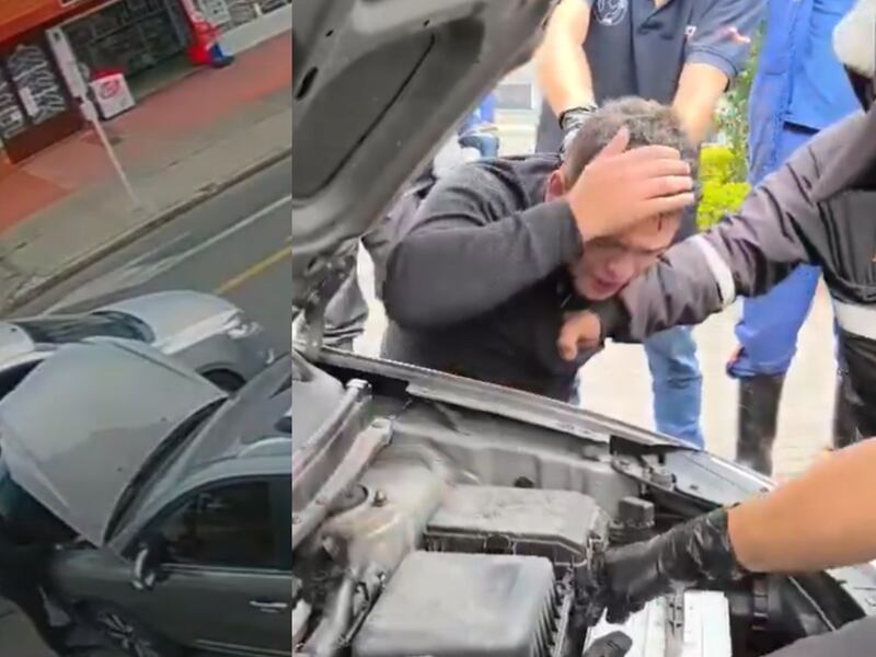 Video: ciudadanía captura a ladrón dedicado a robar autopartes de vehículos en Bogotá