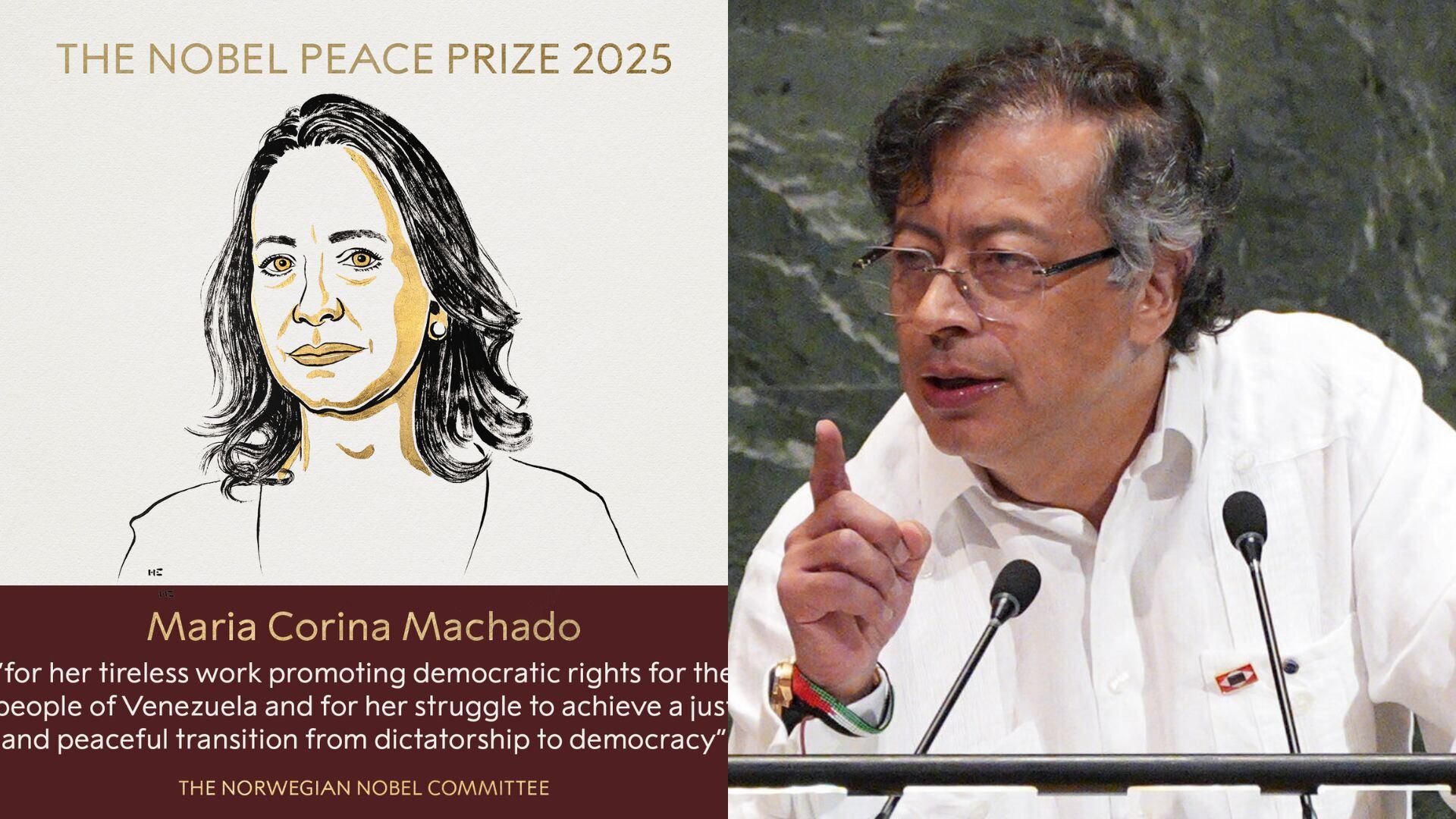 Petro y María Corina