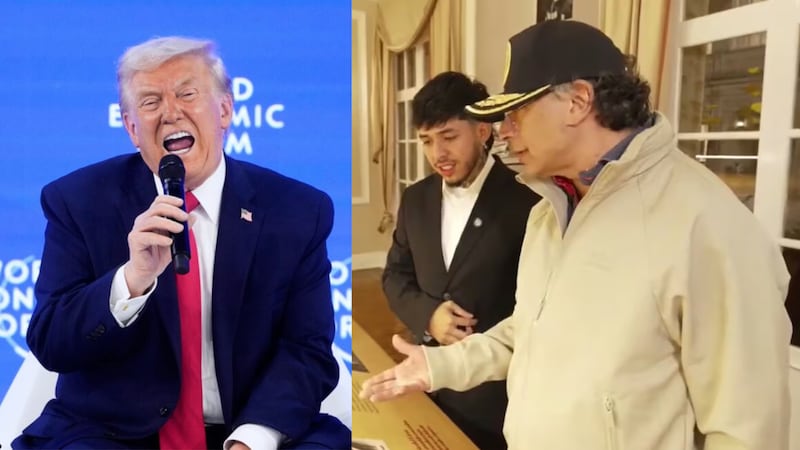 Gustavo Petro reveló que mandó a construir un lugar en la Casa de Nariño para Donald Trump