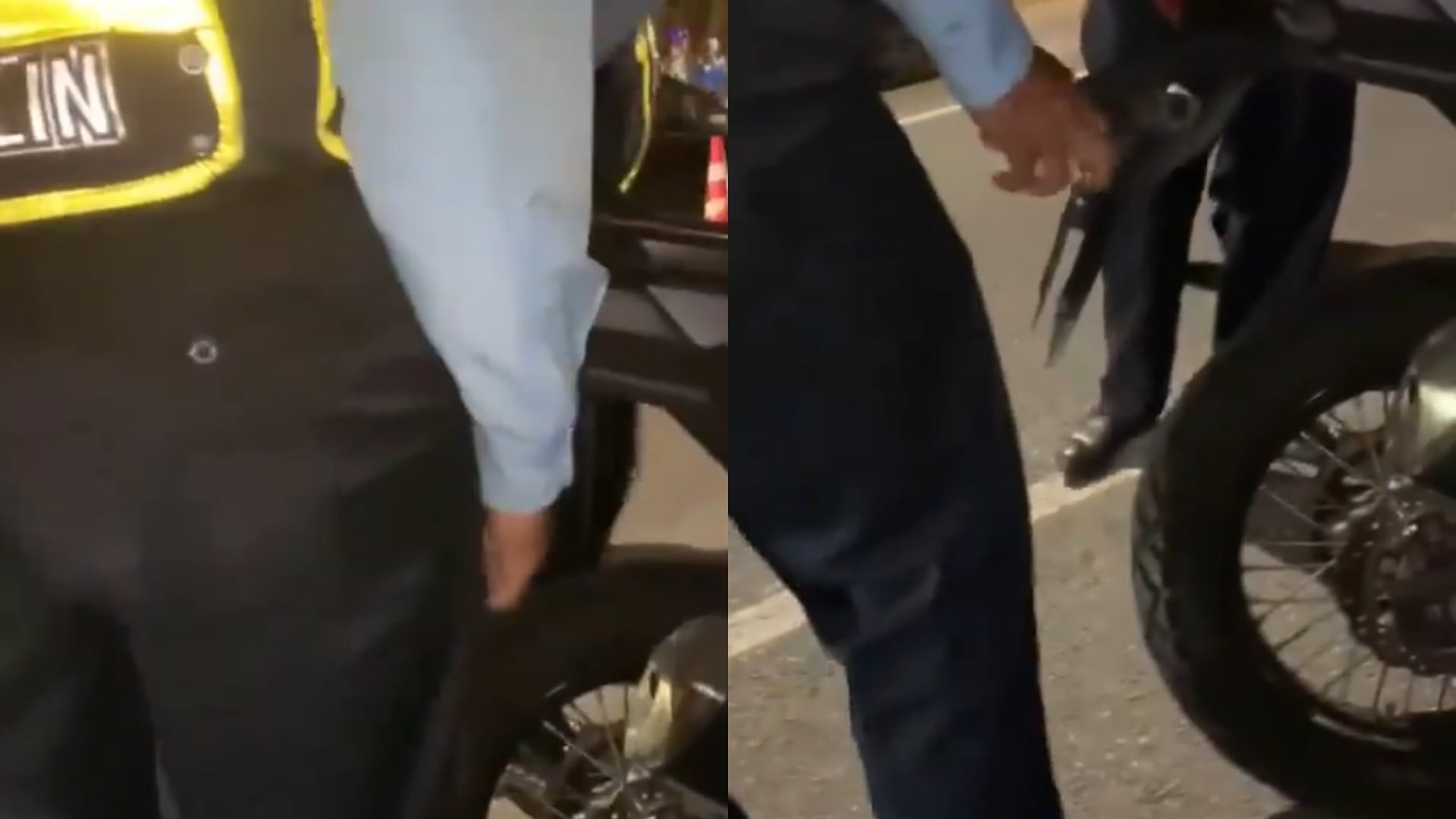 En Medellín, agentes de tránsito estarían dañando accesorios de motos para luego tener como excusa imponer un comparendo.