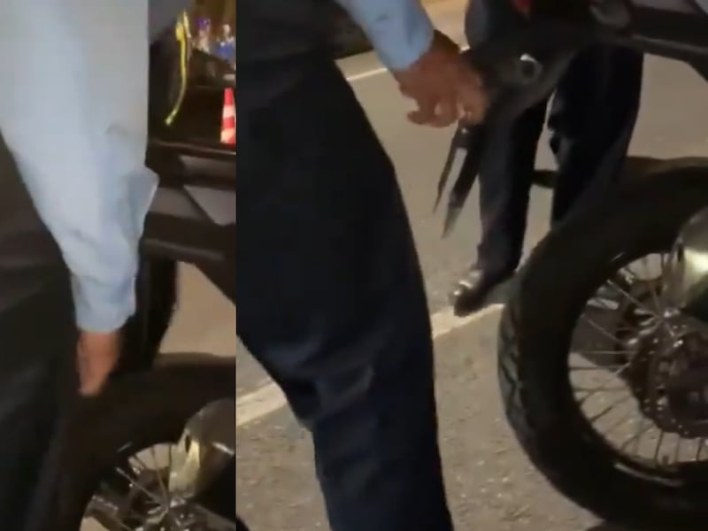 Ojo: agentes de tránsito en Medellín estarían dañando piezas de motocicletas para luego imponer comparendos