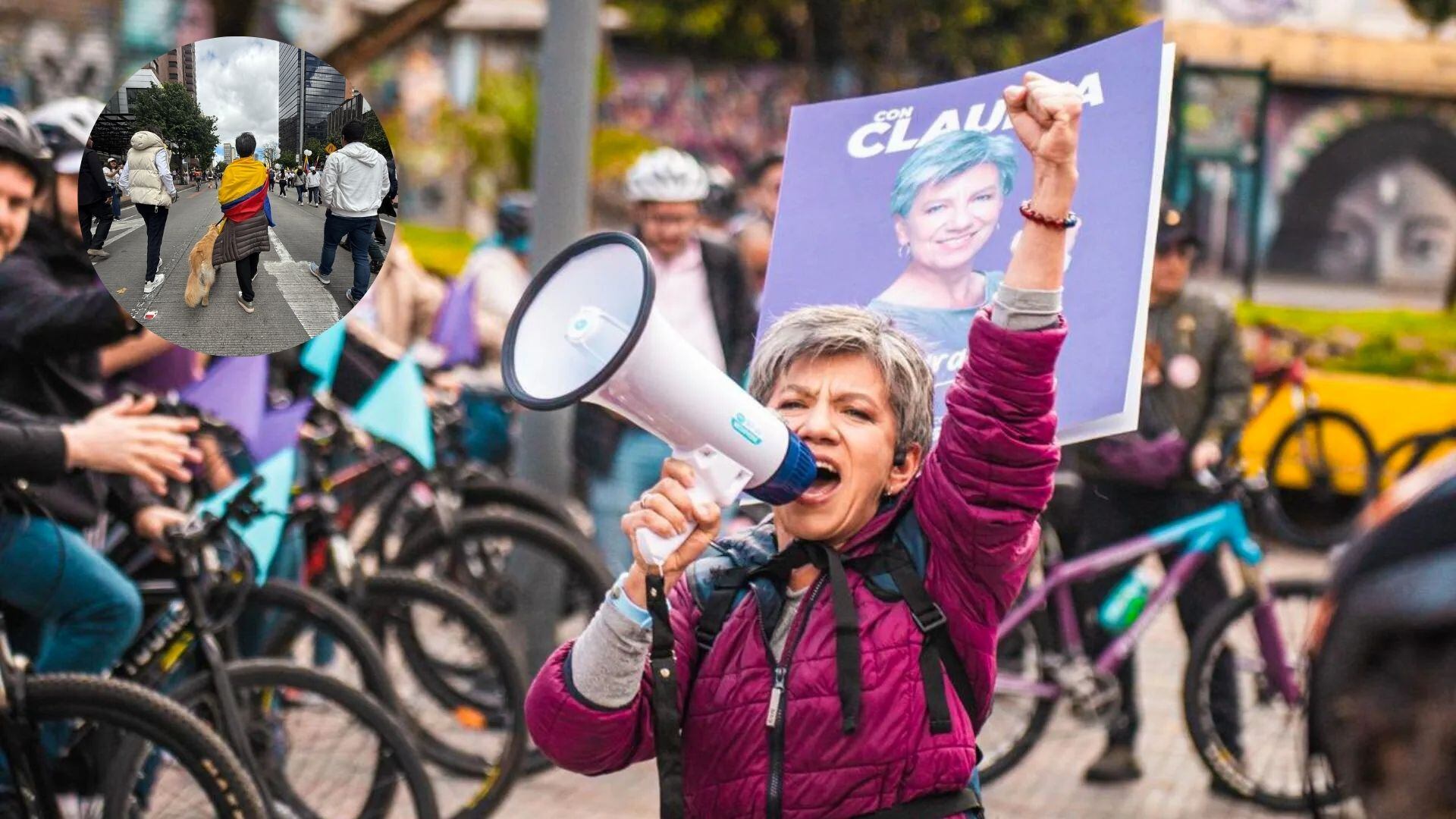 Claudia López fue abucheada