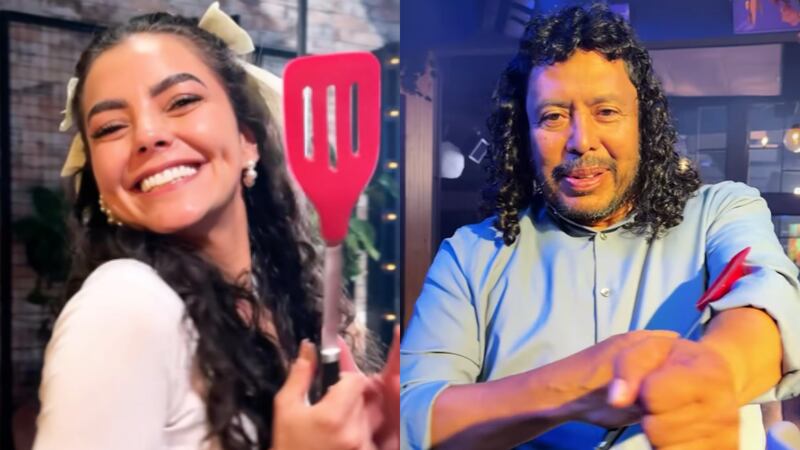 Valentina Taguado y Rene Higuita