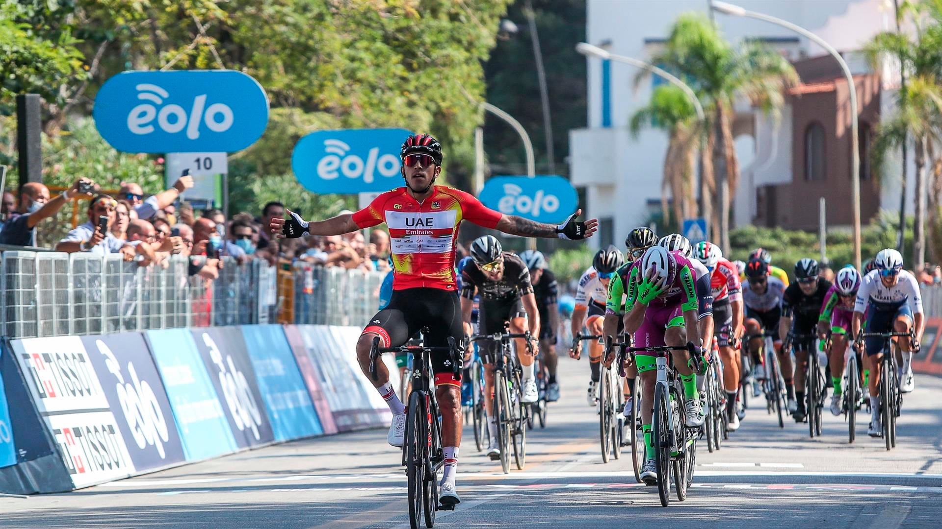 Molano no tiene rival en Sicilia, volvió a ganar y sigue de líder