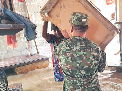 Ejército Nacional brinda asistencia humanitaria a población afectada por el invierno en Córdoba