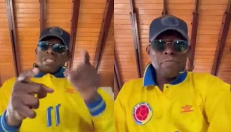 La advertencia del ‘Tino’ Asprilla a la Selección Colombia en la Copa América al lucir camiseta con la que goleó a Argentina.