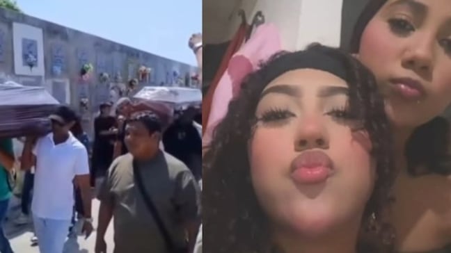 Foto del desgarrador funeral de Sheridan y Keyla las hermanas que fueron halladas en una en Malambo.