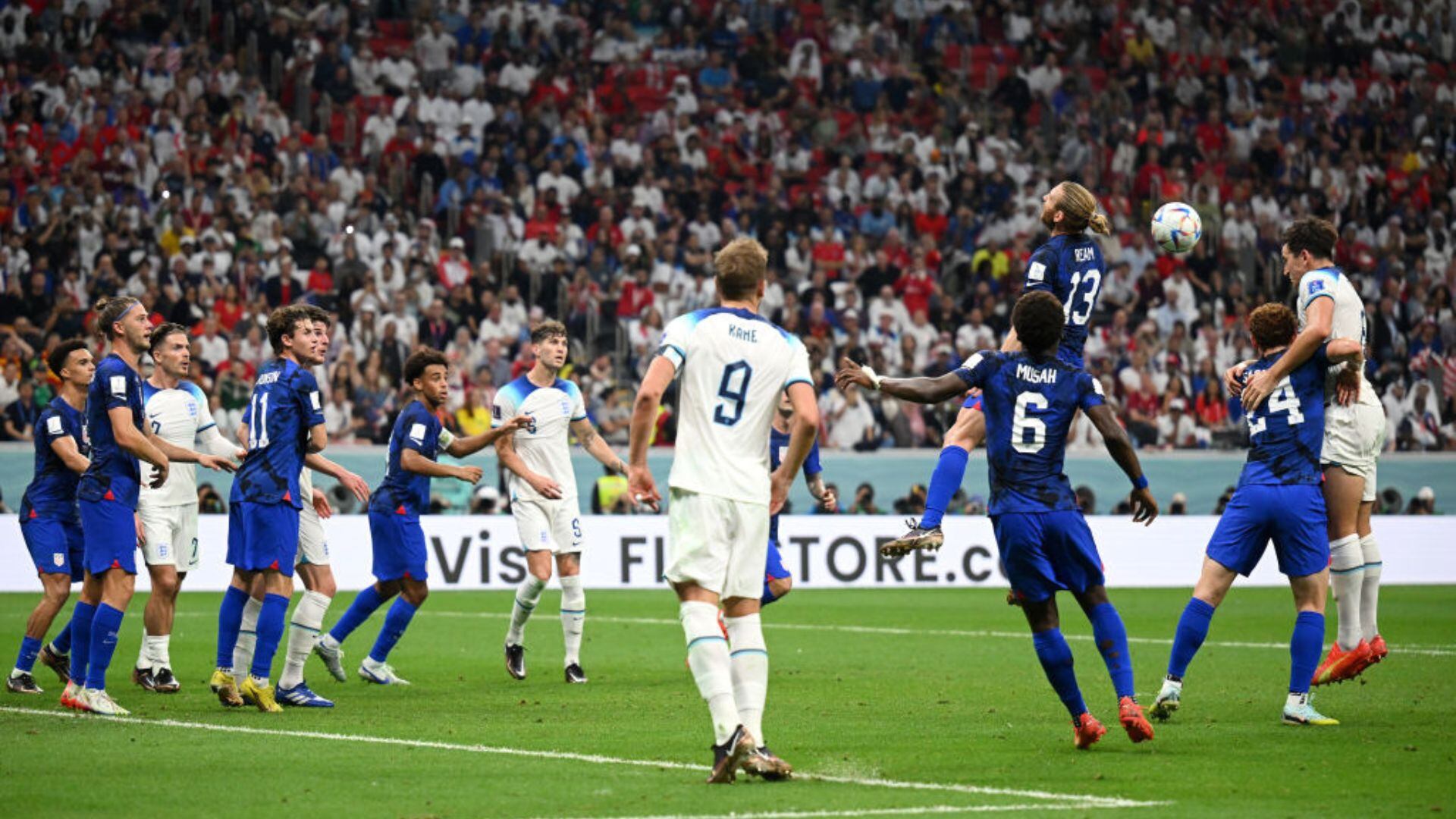 Inglaterra y Estados Unidos no se sacaron diferencias.