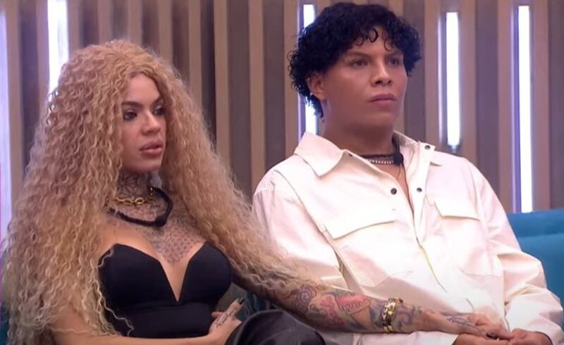 Melissa Gate y Emiro Navarro de 'La casa de los famosos Colombia 2'