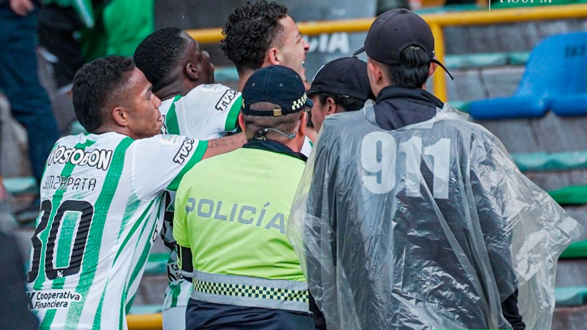 En las tribunas del Campín se presentó una pelea entre hinchas de Nacional y esta sería la razón